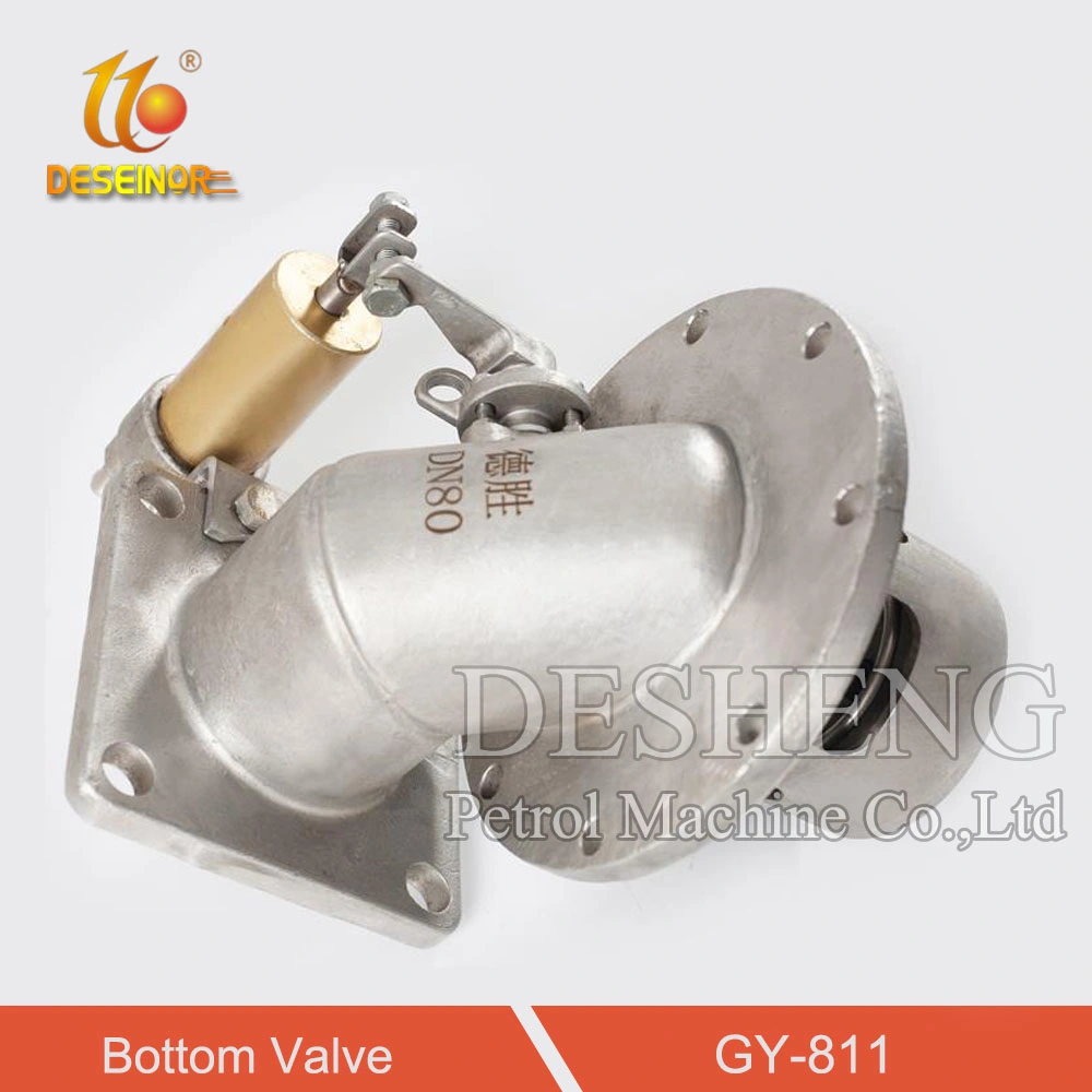 Sanitary 316 Stainless Steel Pneumatic Tank Bottom Valve