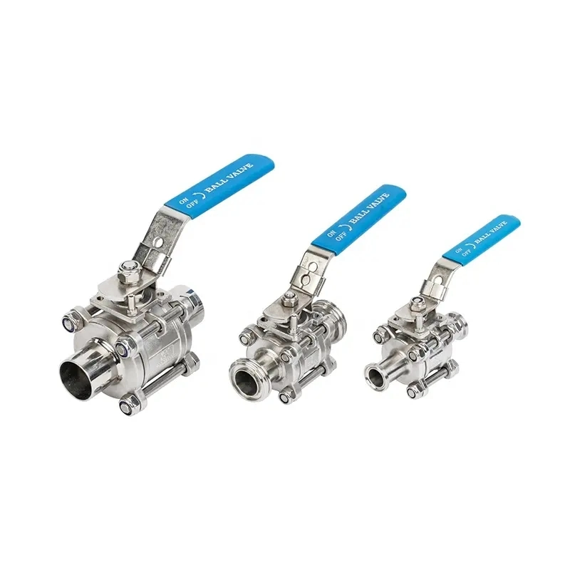 Sanitary Stainless Steel 3PC Ball Valve 3PC Sanitary Ball Valve